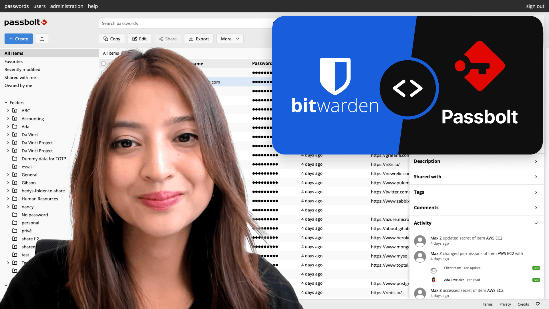 Why switch from Bitwarden to Passbolt?