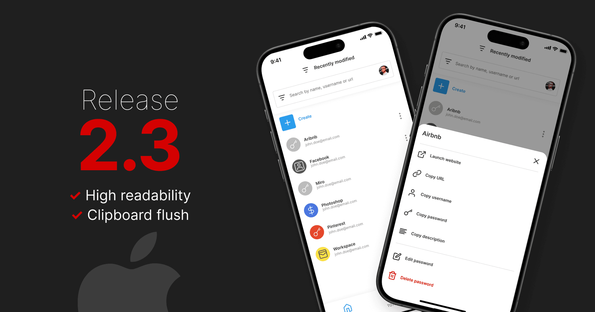 Passbolt iOS App 2.3.1: Improved session key performance