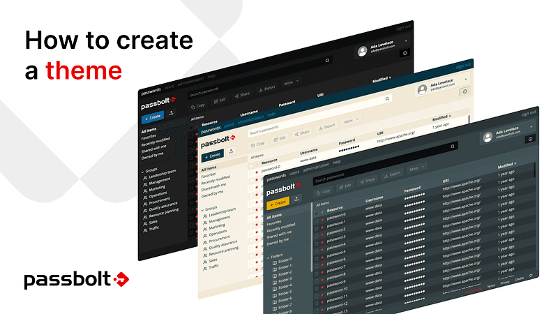 How to create a custom passbolt theme with the UI Kit