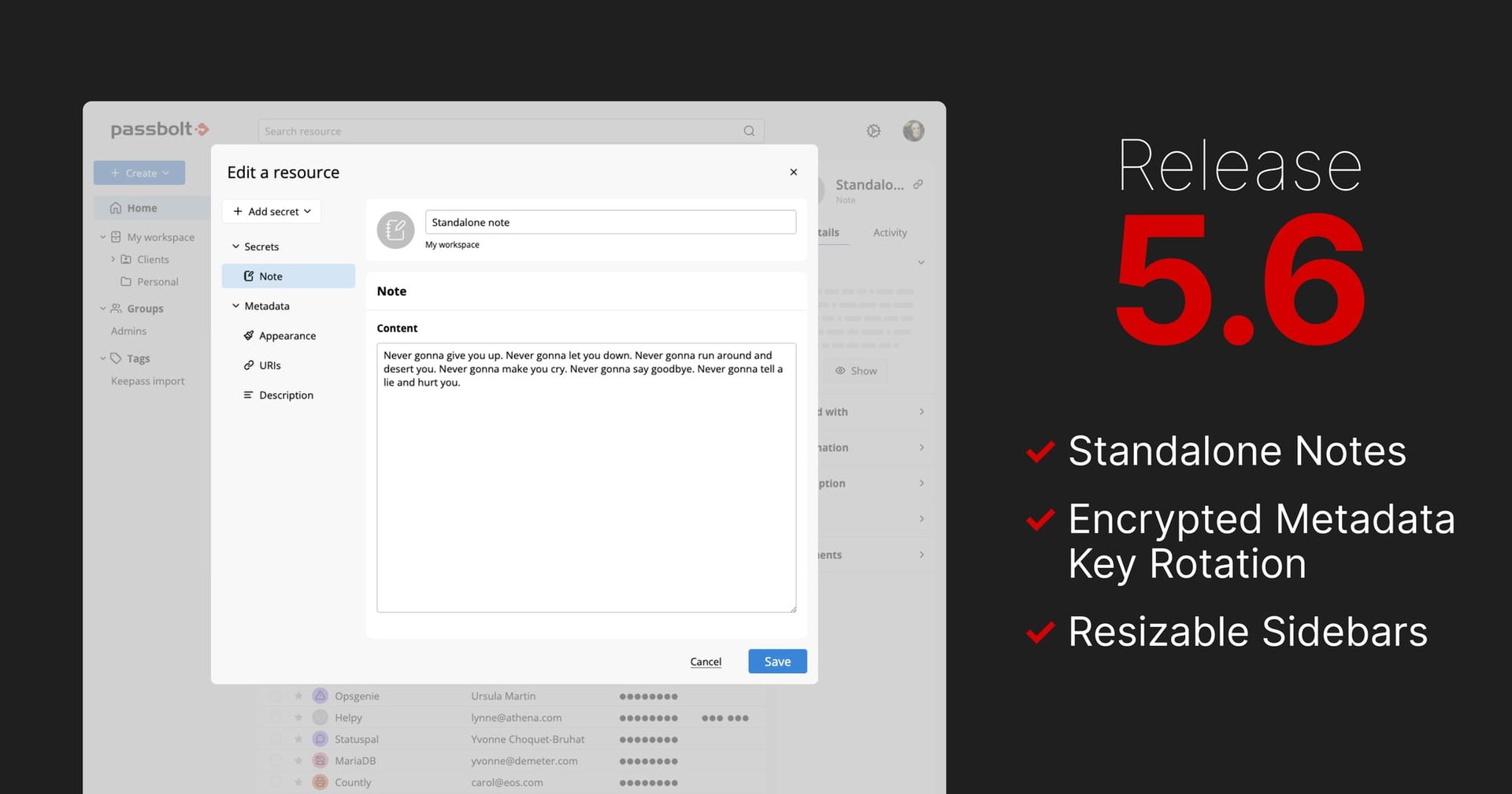 Passbolt 5.6