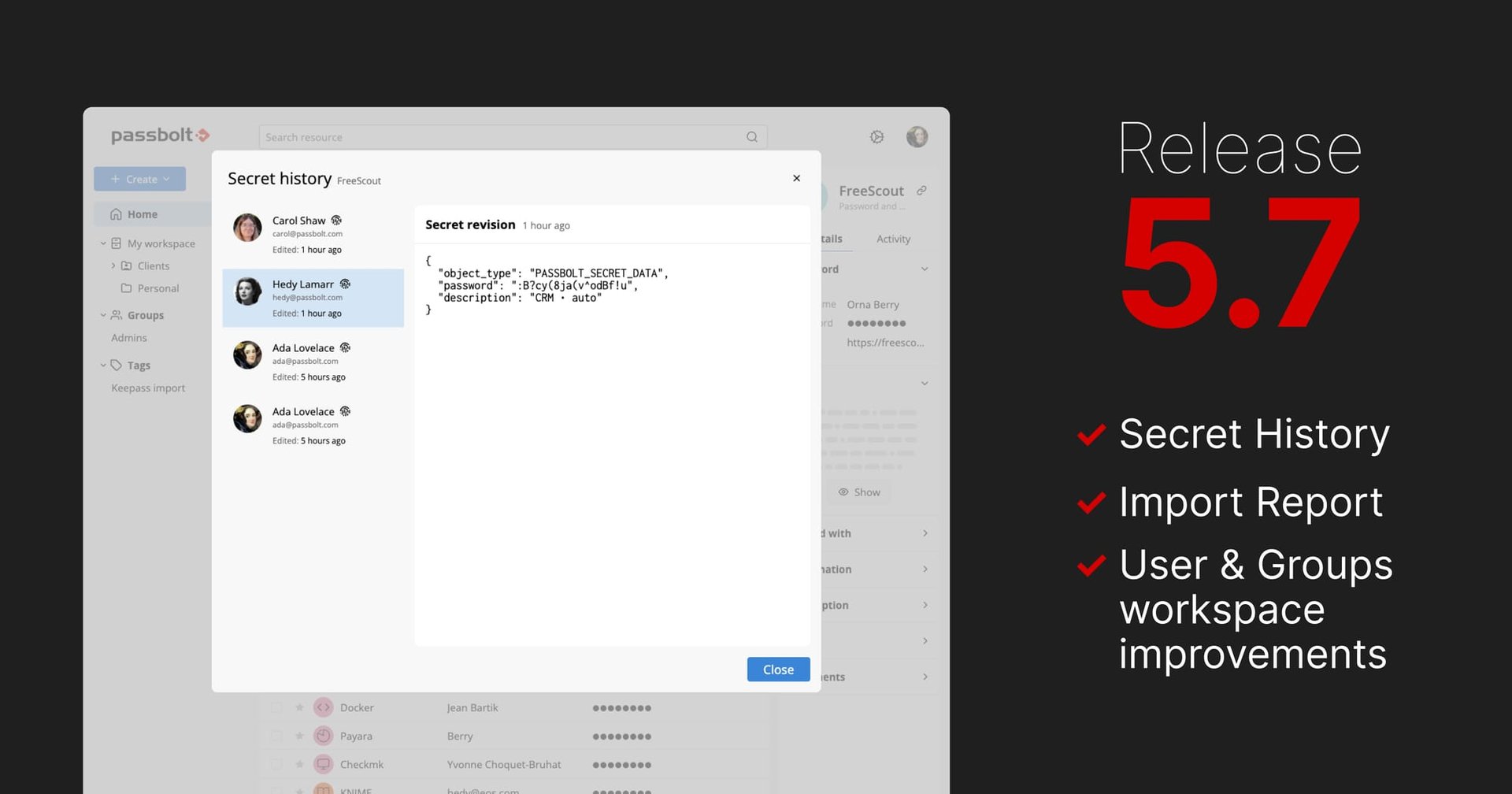Passbolt 5.7.1