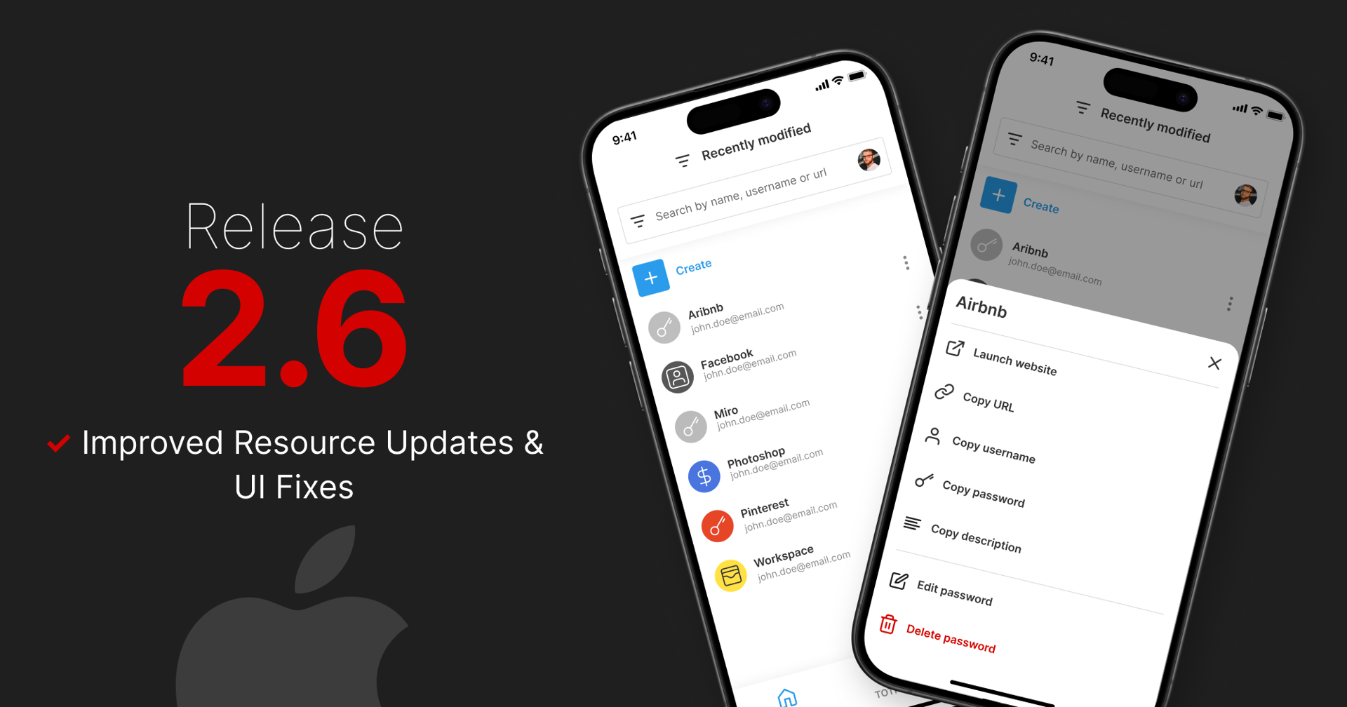 Passbolt iOS App 2.6.0