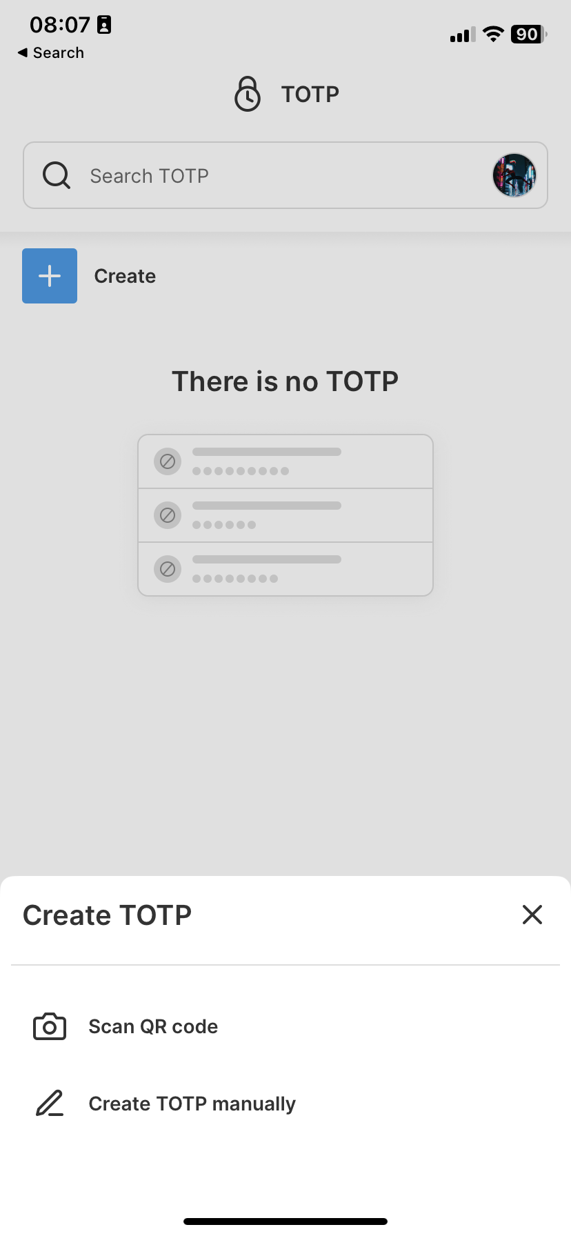 iOS - TOTP Creation