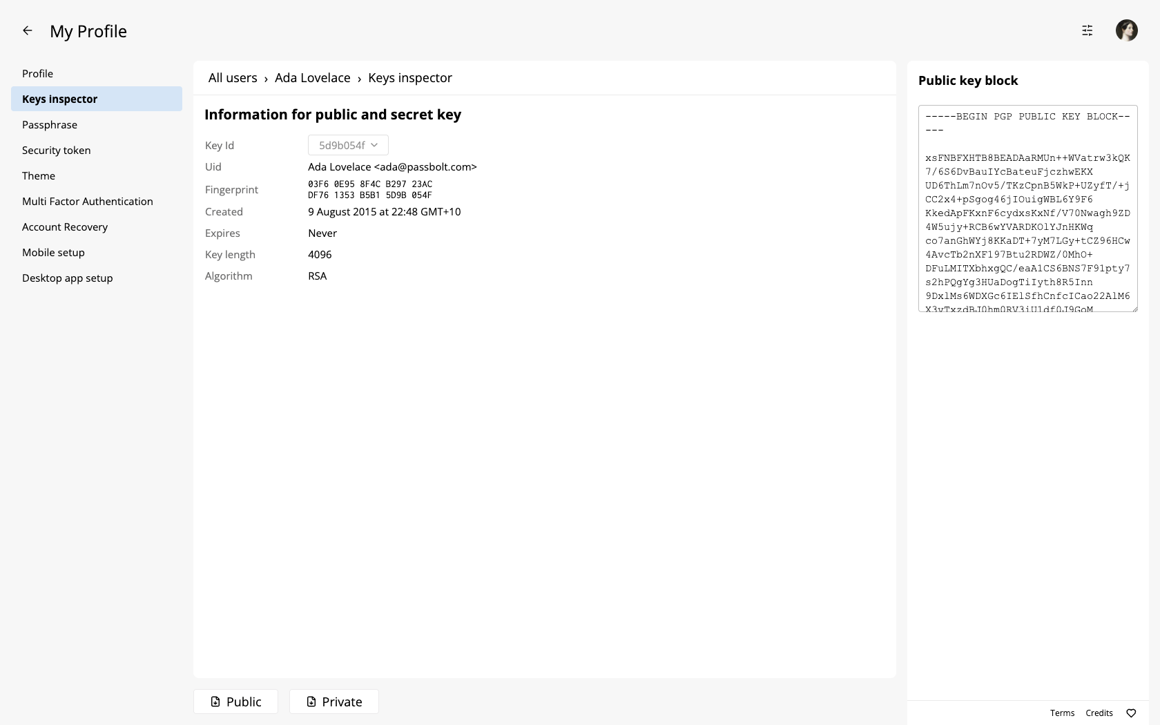 Download the account recovery kit
