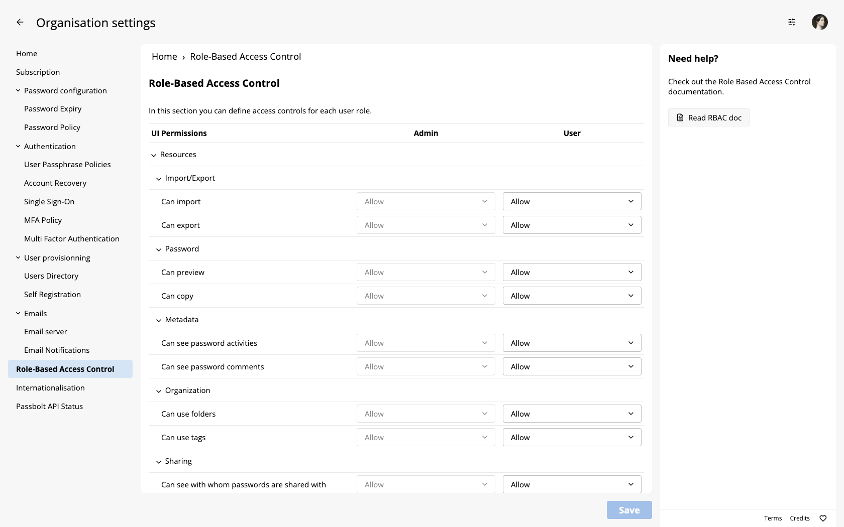 Role-Based Access Control