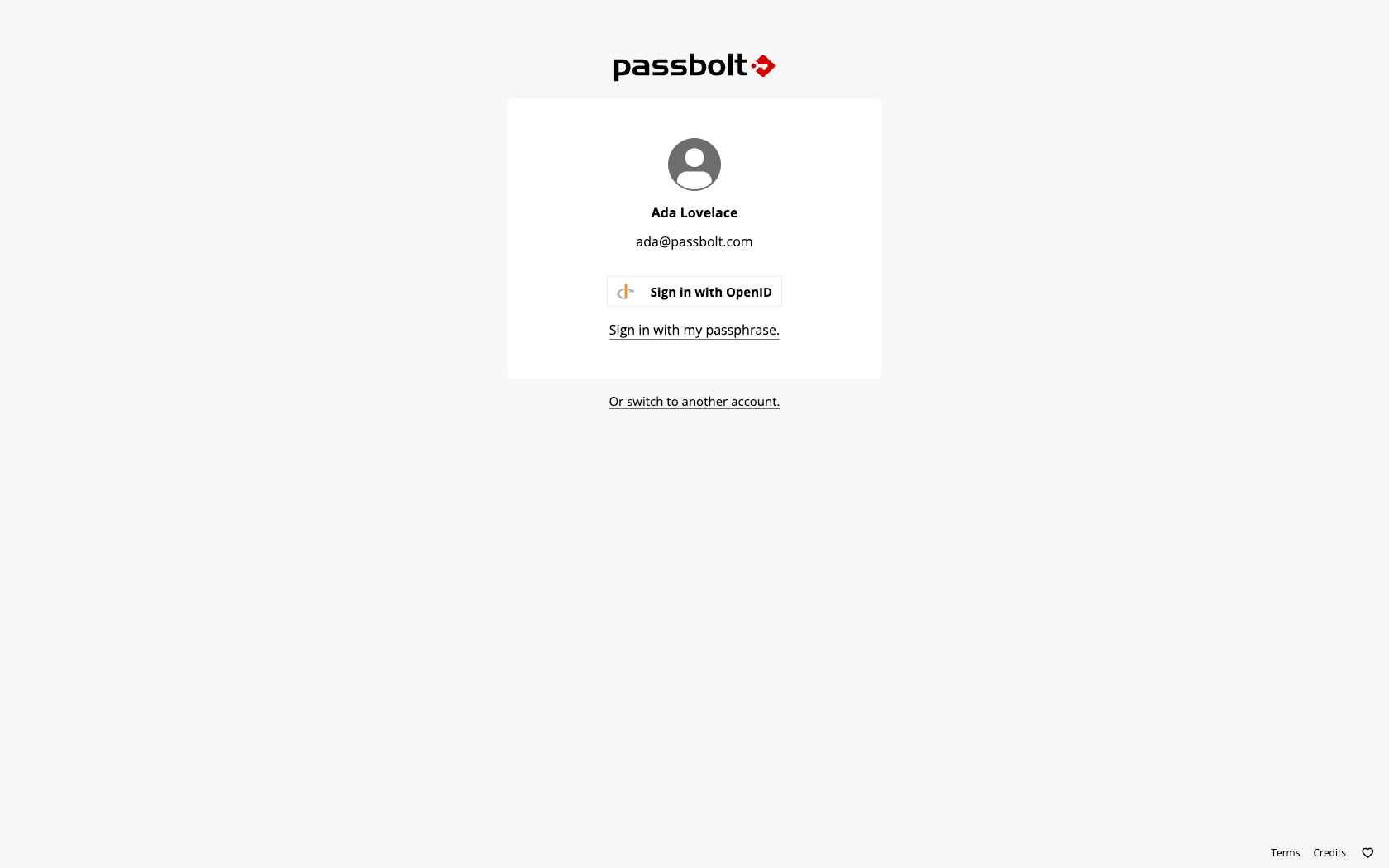 Passbolt OIDC login