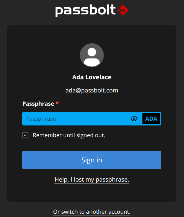 Help, I lost my private passphrase